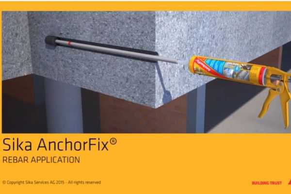 Keo khoan cấy théo - Sika AnchorFix® - REBAR APPLICATION